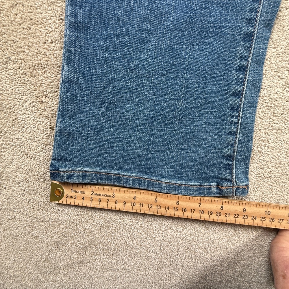 Sonoma Goods For Life Womens 14P Bootcut Jeans Medium Wash Distressed Blue Denim - Picture 4 of 10
